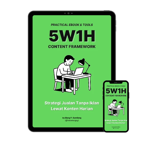 5w1h Framework Ebook Praktis Tools Biar Kamu Ngonten 6x Sehari